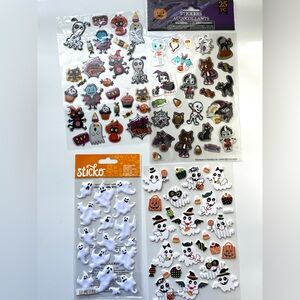 Halloween set of 7 sheets of stickers